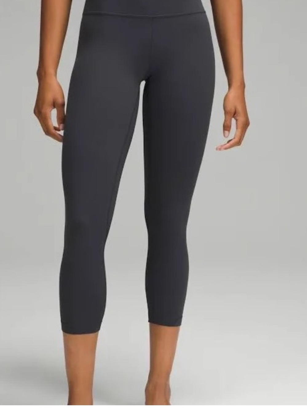 lululemon athletica Cropped Leggings - Gray